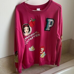 Disney Pink Princess Graphic Sweatshirt
